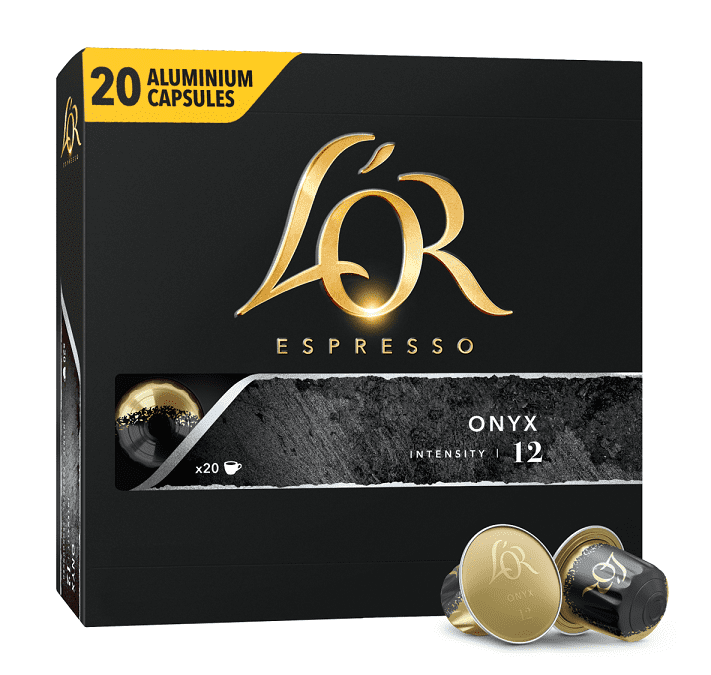 L\'Or Espresso Onyx 20 hliníkových kapsulí kompatibilných s kávovary Nespresso®*